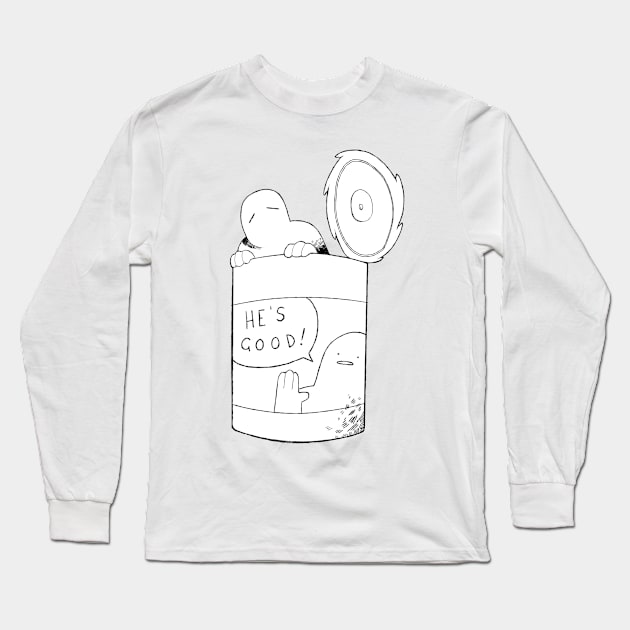 He's Good! Long Sleeve T-Shirt by Pitchcroft